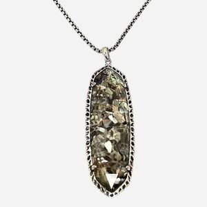 Kendra Scott Deena Long Pendant - Abalone Illusion